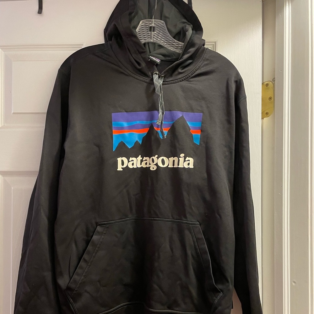 Patagonia Men's P-6 Logo Uprisal Hoody Black Medium - Picture 1 of 6